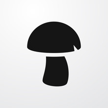 Mushroom Icon Illustration