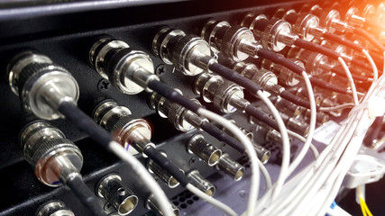 bncvoice signal connection on patch panel