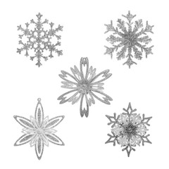 Wall Mural - Snowflakes