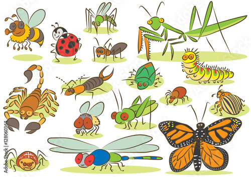 Insects Animals Kids Drawings Buy This Stock Vector And Explore
