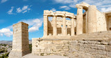 Ruins of an ancient gateway Propylaea in Acropolis, Athens, Gree