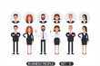 © MAXIM4ART - Business people set 5