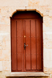 Fototapeta Desenie - Nice door with wrought iron decoration