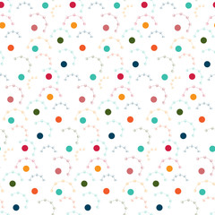 Poster - Festive confetti modern background pattern.