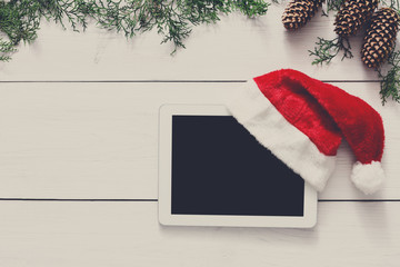 Fototapete - Christmas online shopping background