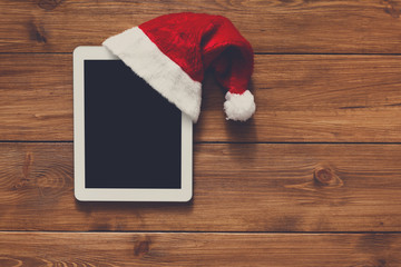 Fototapete - Christmas online shopping background