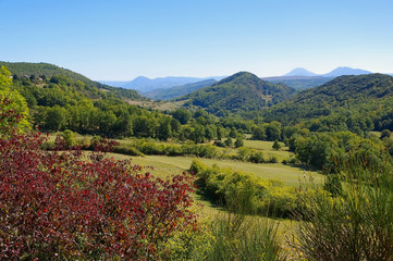 Sticker - Corbieres Landschaft im Süden Frankreichs - Corbieres, rural landscape in southern France