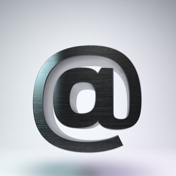 3D Metal Letter 