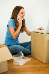 Poster - Girl calling someone