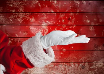 Poster - Santa claus pretending to be hold