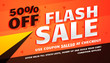 flash sale promotional banner template for marketing