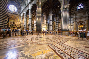 Poster - Interior of Siena Cathedral in Tuscany, Italy