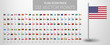 WORLD FLAG vector collection 132 icon points 