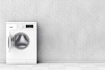 Poster - Modern Washing Machine. 3d Rendering