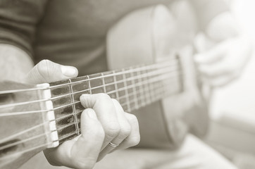 Man playing guitar 