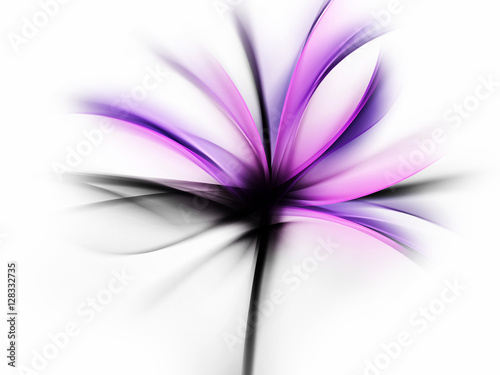 Plakat na zamówienie Purple Flower Design Abstract Background