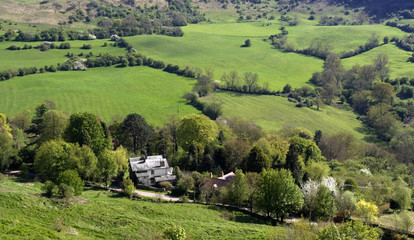 Wall Mural - cotswold view UK