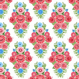 old seamless texture with stylized floral ornament