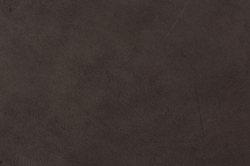 Dark brown leather texture, abstract background..