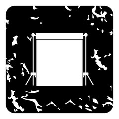 Poster - Studio backdrop icon. Grunge illustration of studio backdrop vector icon for web design