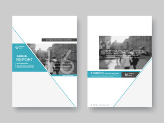 Canvas Print - Cover design annnual report, flyer, presentation, brochure.