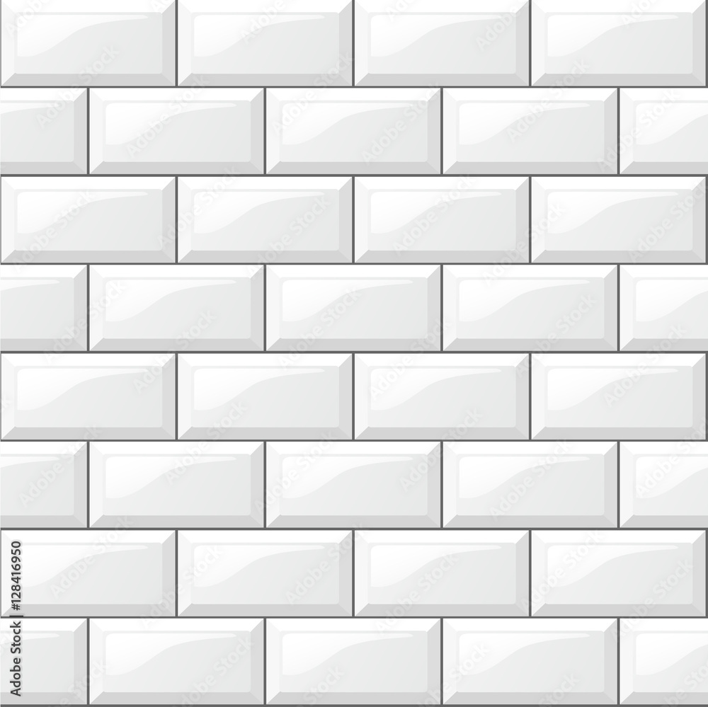 white tiles background - obrazy, fototapety, plakaty 