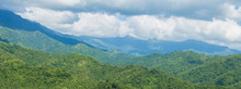 Mountain With Blue Sky And Cloud At Khao Kho, Thailand