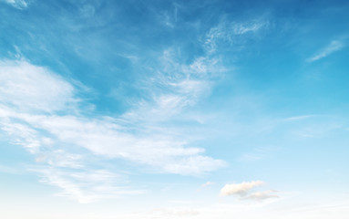 Wall Mural - colors in sky and clouds