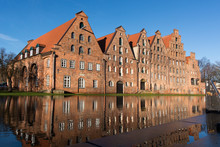 Historische Salz Speicher In Lübeck