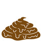 © Style-o-Mat-Design - Design fladen little shit poop heap drown smelling flyy pile comic cartoon
