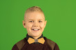 © realstock1 - The beautiful boy smile on the green background