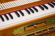 Modern portable harmonium, traditional keyboard musical instrume
