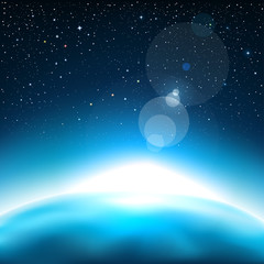 light and the blue planet