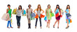 © grinny - Group of shopping customers.