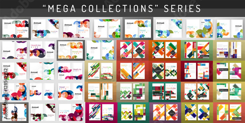 Fotografía Mega collection business annual report brochure templates
