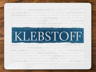 Poster - Klebstoff