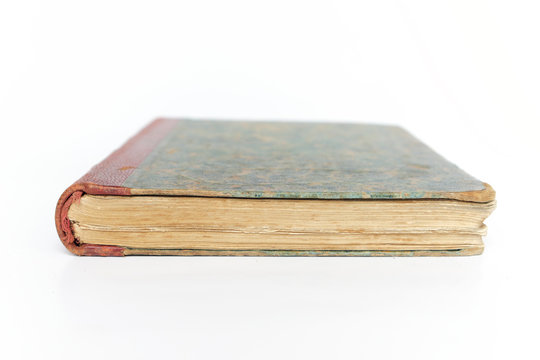 old book isolated on white background