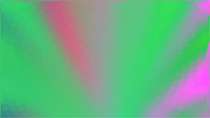 Aufkleber - Green pink light triangle circle abstract background