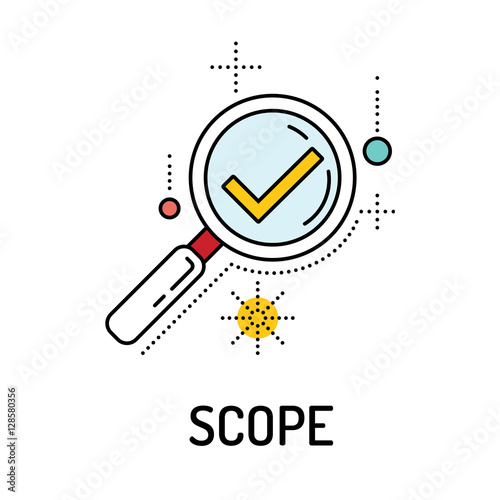 SCOPE Line icon Buy this stock vector and explore similar vectors at