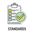 STANDARDS Line icon