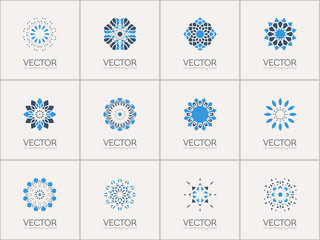 Wall Mural - Vector geometric symbols