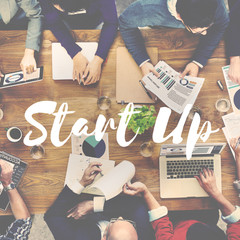 Sticker - Start Up Business Enterprise Ideas Launch Mission Concept