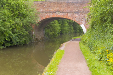 Wall Mural - views from the towpath worcester and birmingham canal worestersh