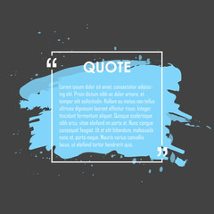 Fototapete - Quote text bubble. Commas, note, message and comment. Design element