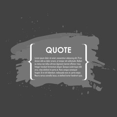 Fototapete - Quote text bubble. Commas, note, message and comment. Design element