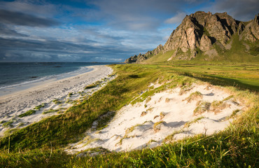 Wall Mural - Beach of Bleik, Andoya, Vesteralen, Norway