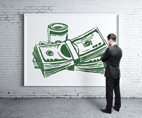 Wall Mural - Money concept