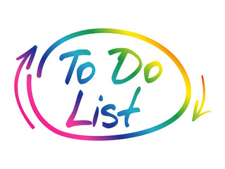  TO DO LIST business concept, chart, diagram, presentation background
