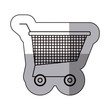 © grgroup - Shopping cart icon. Commerce market store and shop theme. Isolated design. Vector illustration