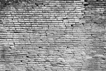 Brick wall texture or brick wall background. Closeup brick wall for design with copy space for text or image. Abstract brick wall detail.